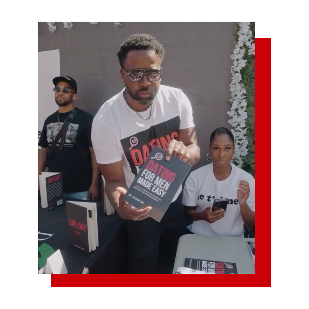 Easop Winston Sr. presenting the book at an event